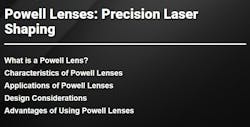 Precision Laser Shaping