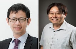 Professor Baile Zhang (left) and Professor Leong Chuan Kwek (right).