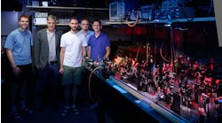 Researchers at the University of Bonn’s Institute of Applied Physics—shown here (from left) Niels Wolf, Prof. Dr. Martin Weitz, Andreas Redmann, Dr. Frank Vewinger, and Dr. Julian Schmitt—have designed an approach that generates complex states of light.