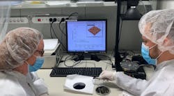 Professor Hele Savin (left) and her group used the Micronova micro- and nanofabrication center at Aalto University to fabricate their germanium infrared photodiodes.