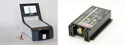 LightIntegra's ThromboLUX uses dynamic light scattering to measure platelet quality (courtesy of LightIntegra Technology); its low-light-sensing device is a single-photon-counting module (SPCM; inset).